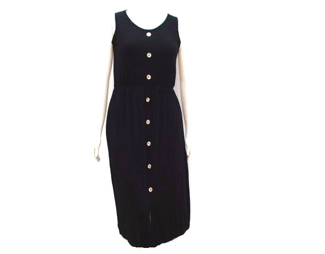 Vestido Bellasangos Ad Exg Reg Viscol Botões