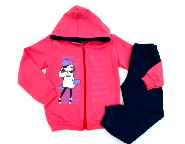 Conjunto Leb Inf Fem Mol Capuz Calça