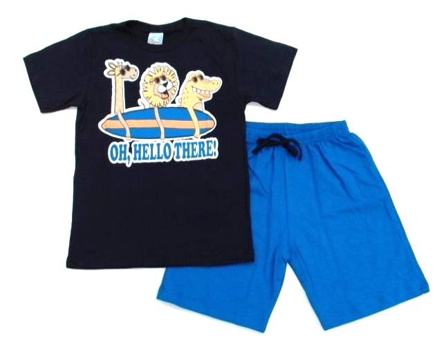 Conjunto Fashionkids Inf Masc M/c Malha