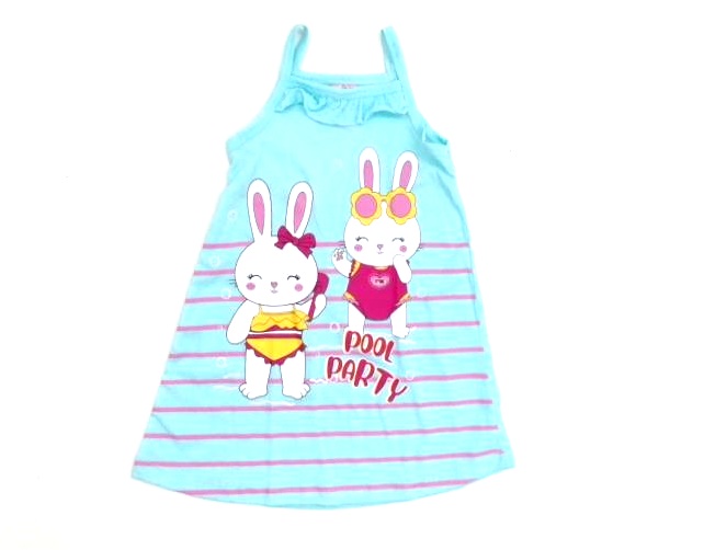 Vestido Fashionkids P.passos Alça Malha