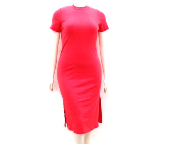 Vestido Feliny Ad Exg M/c Rib Canel Midi Fenda
