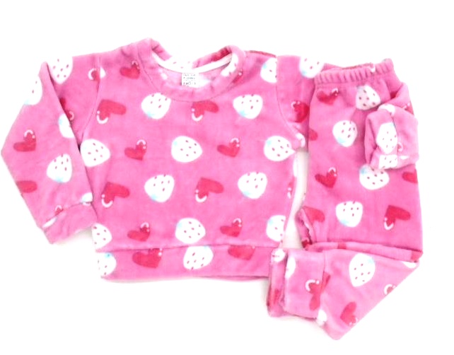 Pijama Pacoleon Primeiros Passos  Manga Longa Peluciado Estampado