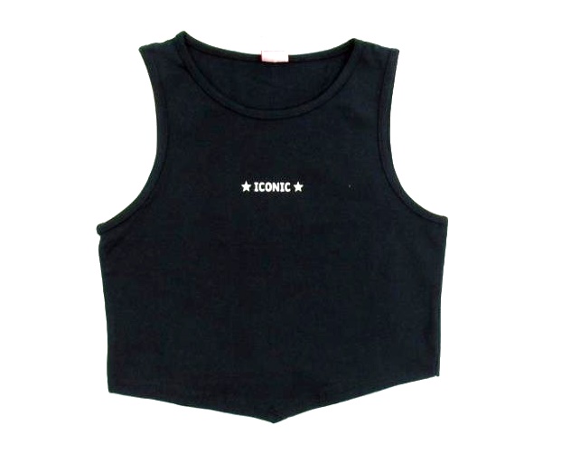 Blusa Faraeli Juvenil Feminina Regata Cotton Cropped