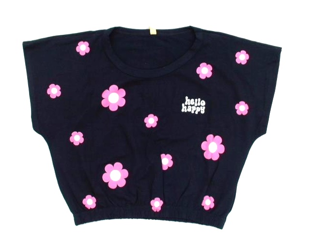 Blusa Rechsul Juv Fem Mga Jap Viscol Cropped