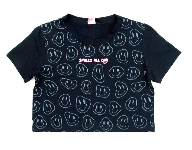 Blusa Faraeli Juv Fem M/c Malha Cropped