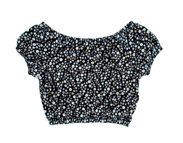 Blusa Faraeli Juv Fem M/c Poliéster Cropped