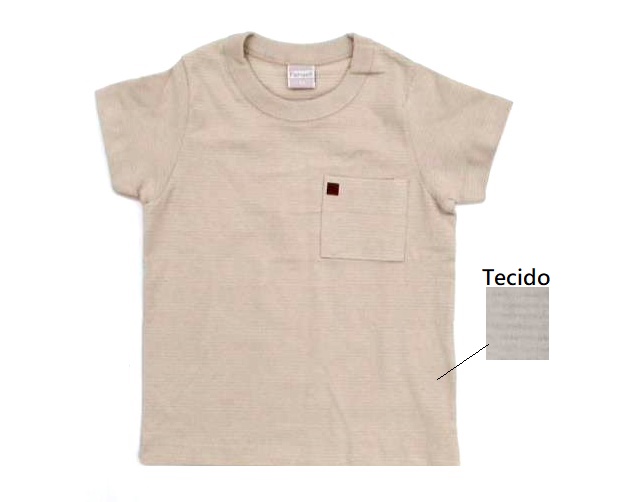 Camiseta Faraeli P.passos Masc M/c Malha Bolso