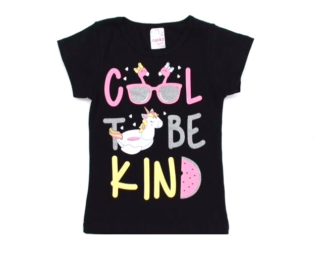 Blusa Jacks Inf Fem M/c Cotton