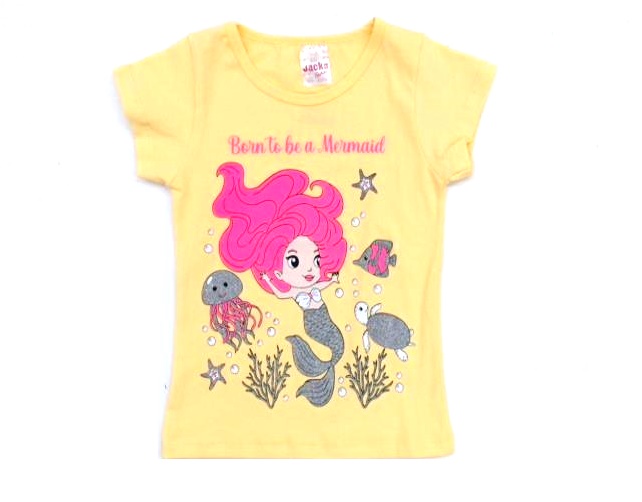 Blusa Jacks Inf Fem M/c Cotton