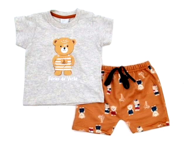 Conjunto Sportsul Bebe Masc M/c Malha