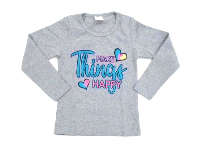 Blusa Viston Inf Fem M/l Cotton