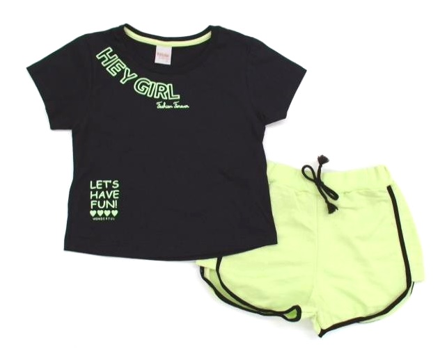 Conjunto Pitiluka Juv Fem M/c Malha Short
