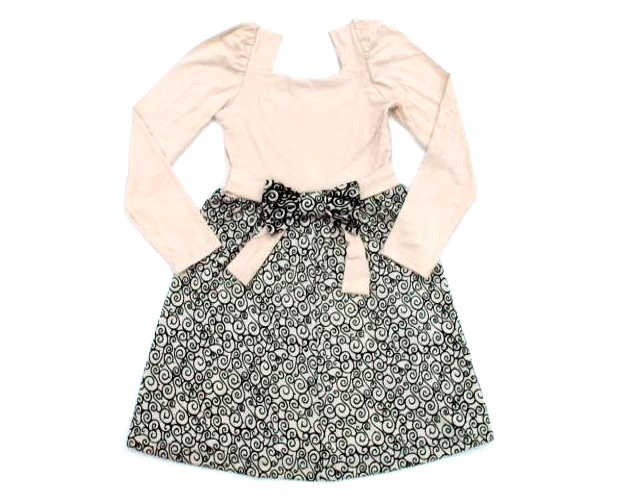 Vestido Ninamoleka Inf M/l Viscol Poliéster