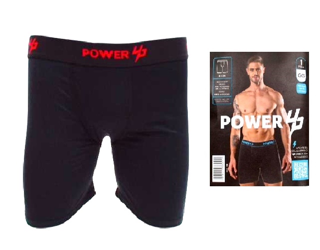 Cueca-boxer Power Adulto Microfibra Elástico Personalizado