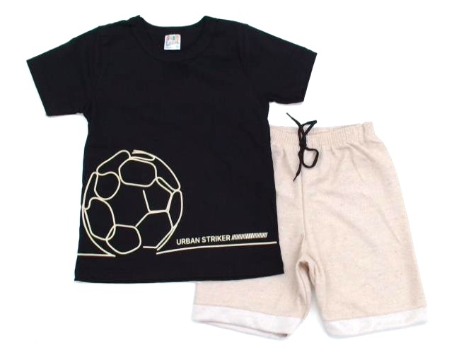 Conjunto Pegalegal Infantil  Manga Curta Malha