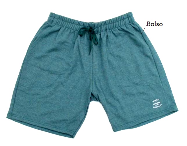 Bermuda Desayner Ad Exg Masc Moletinho 3bolsos