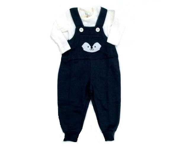 Jardineira Jdboys Bebe Masc M/l Mol Ribana 2pçs
