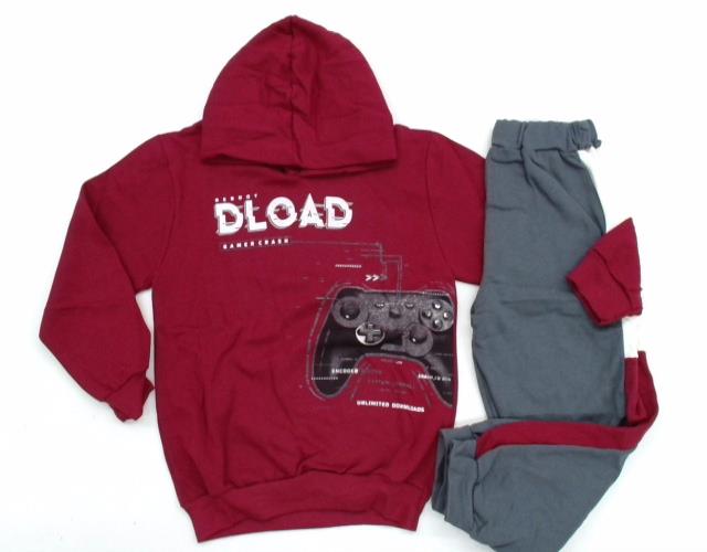 Conjunto Jidi Inf Masc Mol Capuz
