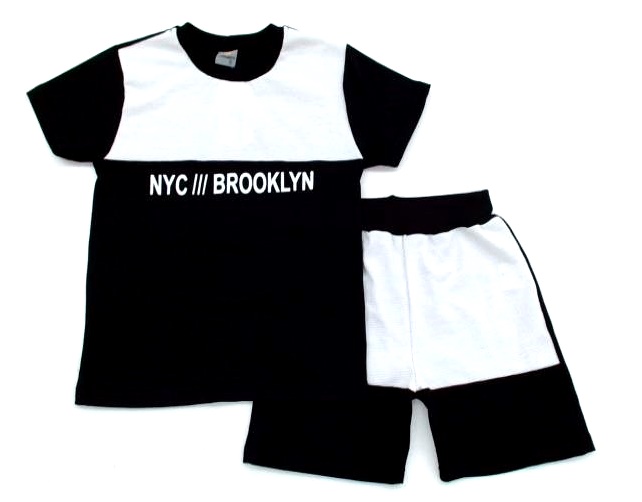 Conjunto Carammelo Infantil  Manga Curta Malha