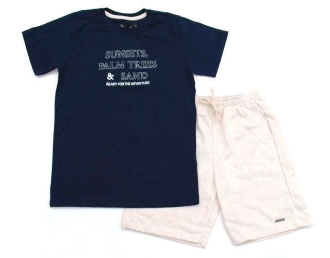 Conjunto Adulteens Juvenil  Manga Curta Malha