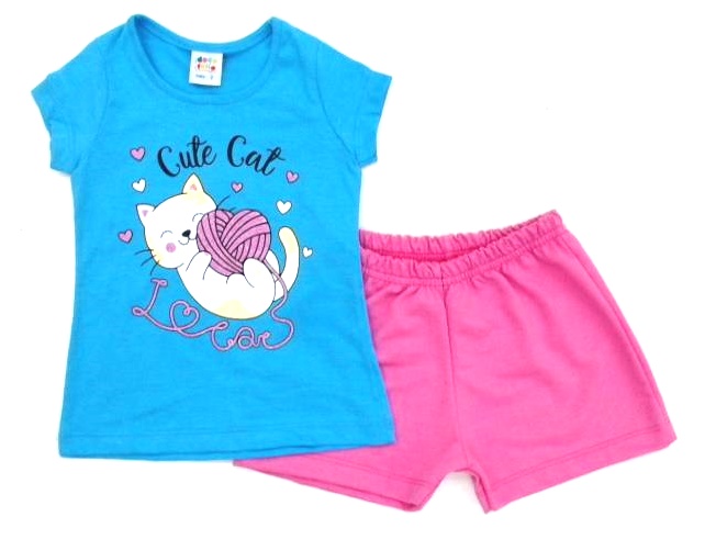 Conjunto Docefolia P.passos Fem M/c Malha Short