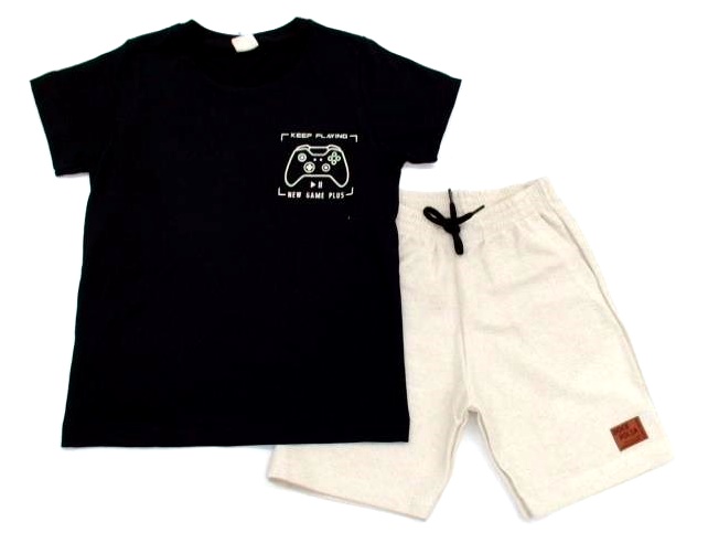 Conjunto Dfkids Inf Masc M/c Malha