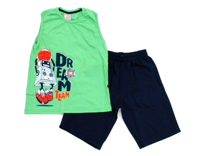 Conjunto Dinoboy Infantil Regata Machão Malha