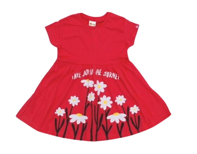 Vestido Soletex Infantil Manga Curta Malha