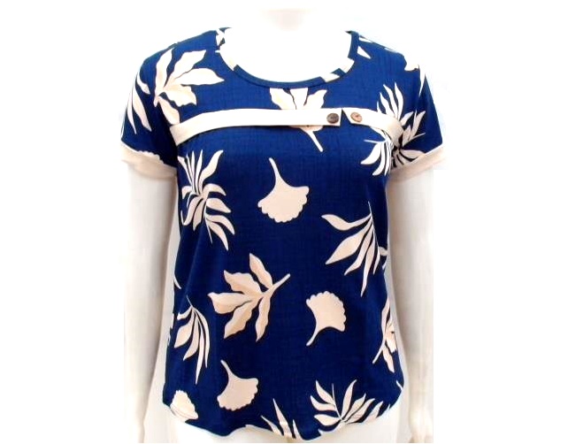 Blusa Vestbem Ad Exg Fem M/c Viscol Estamp