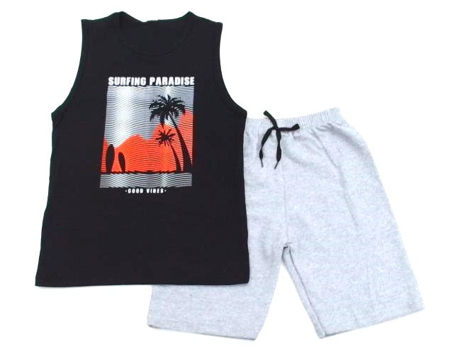 Conjunto Popin Juv Masc Reg Malha