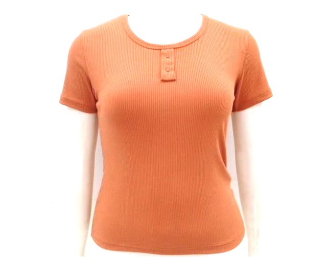 Blusa Bstar Adulto Extra Grande Feminina Manga Curta Viscose Canelada