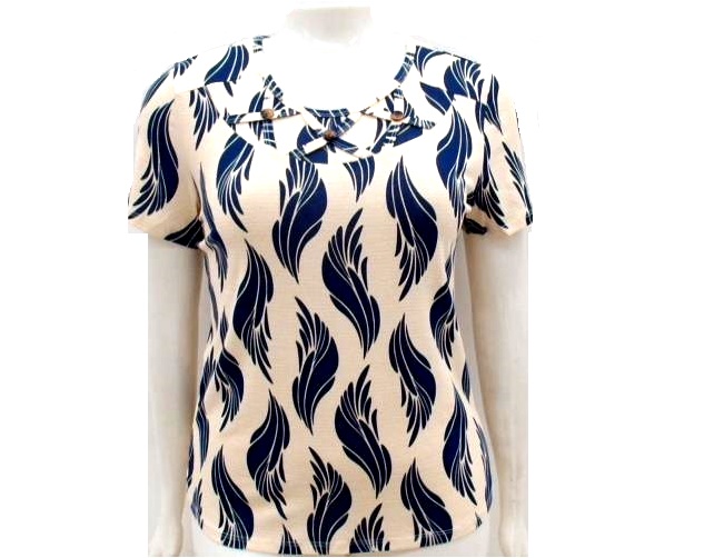 Blusa Vestbem Ad Exg Fem M/c Viscol Estamp