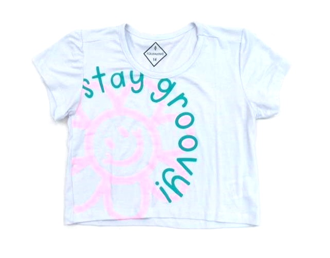 Blusa Aquamarine Juv Fem M/c Viscol Cropped