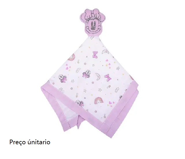 Naninha Minasrey Bebe Alg Bordado Disney (unid)