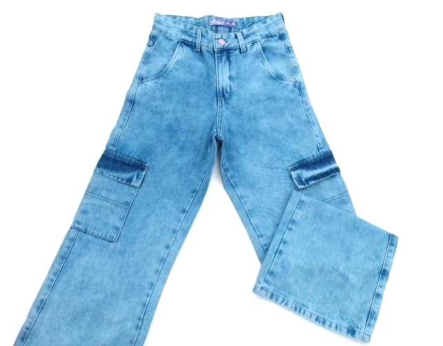 Calça Perbol Juv Fem Jeans Wide Leg B.cargo