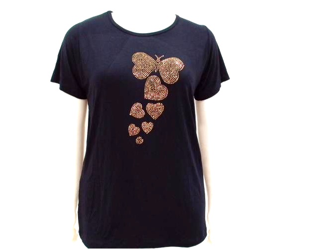 Blusa Ita Ad Exg Fem M/c Viscol Aplique