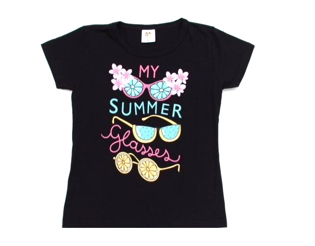 Blusa Pituki Juvenil Manga Curta Malha