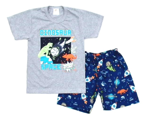 Pijama Pituki Inf Masc M/c Malha