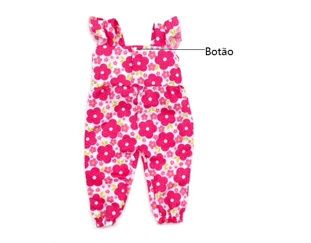 Macacão Bellababy Bebe Mga Jap Alg Estampado