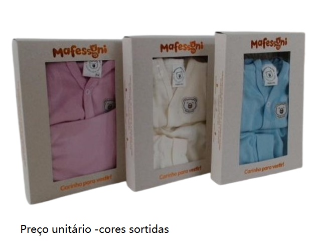 Conjunto Mafessoni Bebe Prematuro Algodão (3pcs)