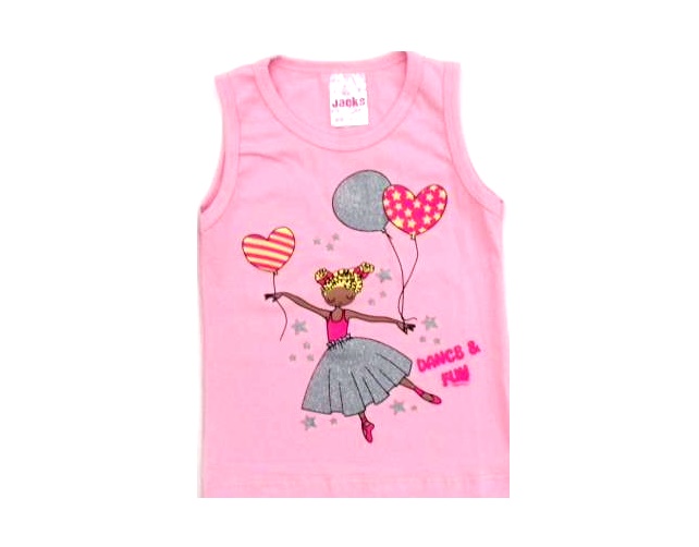 Blusa Jacks Primeiros Passos  Regata Cotton