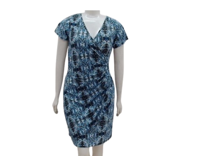 Vestido Exportline Adulto Extra Grande Manga Curta Liganete