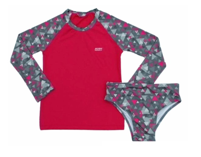 Conjunto Akamai Juvenil Manga Longa Poliéster