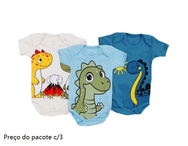Body Bebebrincalhao Bebe Masc M/c Suedine (c/3)