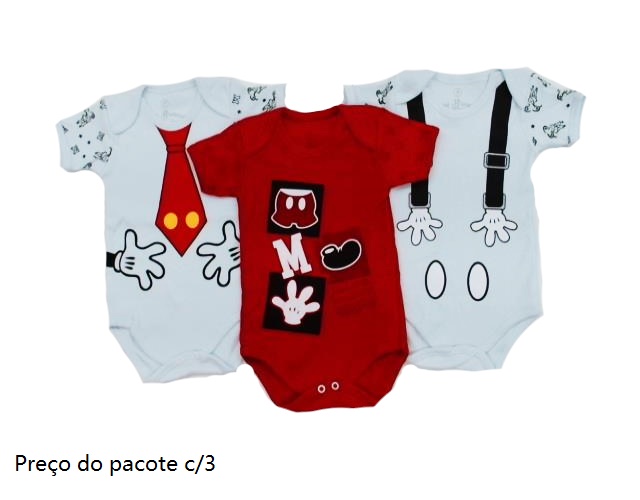 Body Bebebrincalhao Bebe Masc M/c Suedine (c/3)