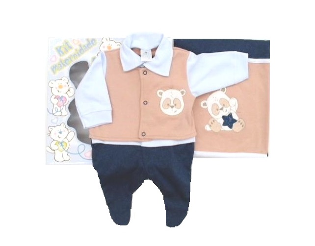 Saída-maternidade Bloomys Bebe Suedine 2pçs