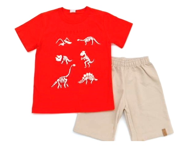 Conjunto Livy Infantil  Manga Curta Malha