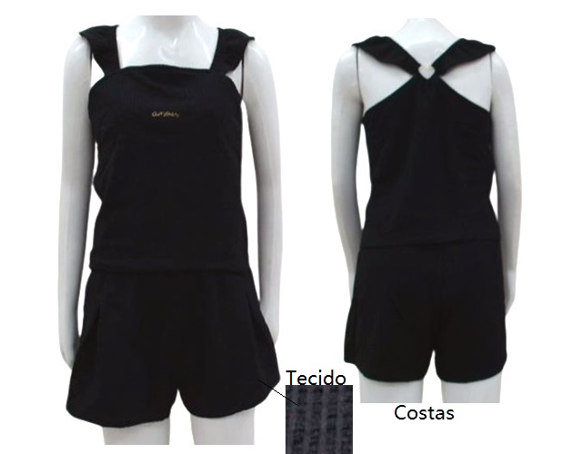 Conjunto Angero Juvenil  Regata Malha Grécia Short