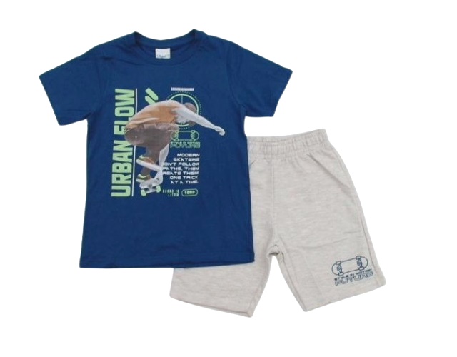 Conjunto Angero Infantil  Manga Curta Malha