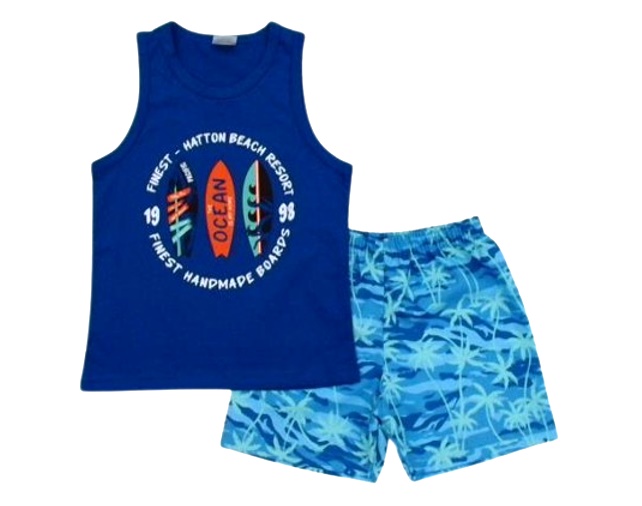 Conjunto Catolele Infantil Regata Malha